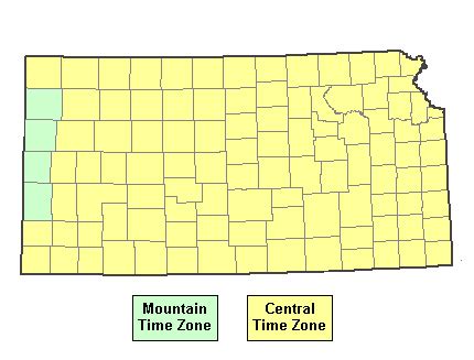 kansas time zone